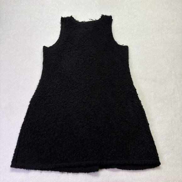 Revolve Sanctuary Boucle Knit Long Line Button Front Sweater Vest Black Size S - Picture 9 of 11